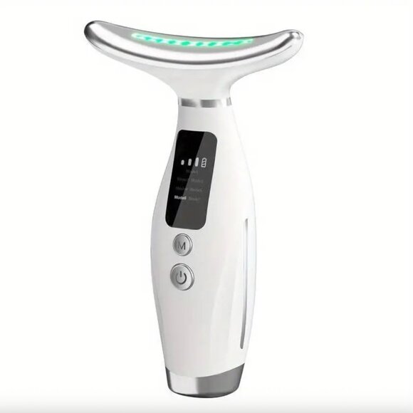 P828 7-Color LED Neck & Facial Massager with USB Rechargeable Device - Picture 1 of 4